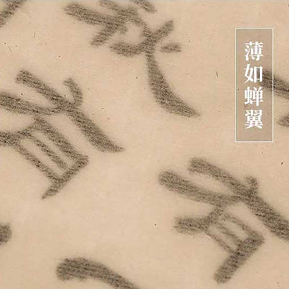 蟬翼款純手工抄製半生熟毛邊紙