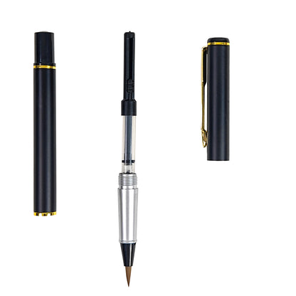 Fountain pen type sutra copying brush
