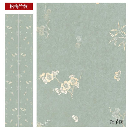 Four-foot folio semi-cooked micro-spray couplet calligraphy works on rice paper [style one]
