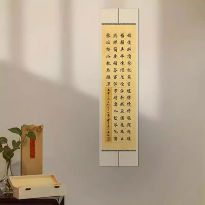 四尺對開半生熟蠟染砑光方格書法作品宣紙【雨過天青繫列】