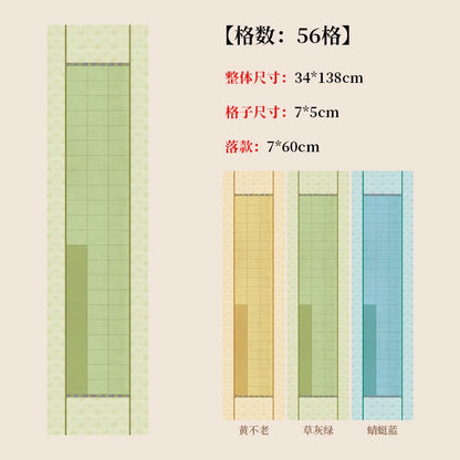 四尺對開半生熟蠟染砑光方格書法作品宣紙【隸書專用】