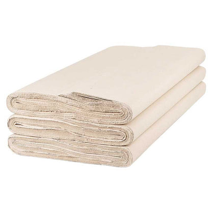 Semi-cooked thickened hemp fiber white rough edge paper